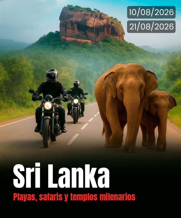 viaje moto sri lanka